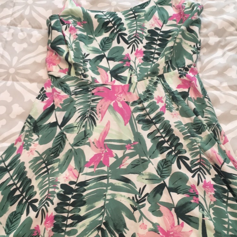 Old navy printed swing dress